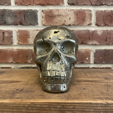 Load image into Gallery viewer, Hand-Carved Pyrite Crystal Skull from Peru
