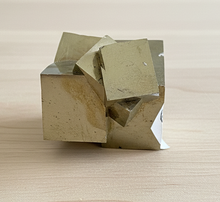 Load image into Gallery viewer, Spanish Intergrown Pyrite Cube Cluster
