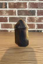 Load image into Gallery viewer, Citrine Agate Geode Tower – Golden Brown with Druzy Cavity

