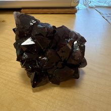 Load image into Gallery viewer, Thunder Bay Amethyst Cluster — Smoky Purple with Phantoms &amp; Hematite Inclusions
