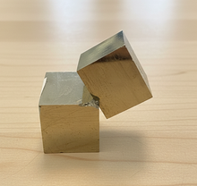 Load image into Gallery viewer, Spanish Intergrown Pyrite Cube Pair
