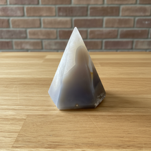 Load image into Gallery viewer, White Quartz Pendulum with Natural Druzy Crystal Inclusions
