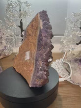 Load and play video in Gallery viewer, Thunder Bay Amethyst Crystal with Hematite Inclusions - Premium Canadian Specimen
