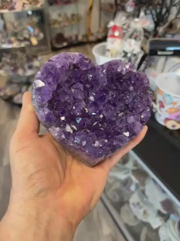 Amethyst heart