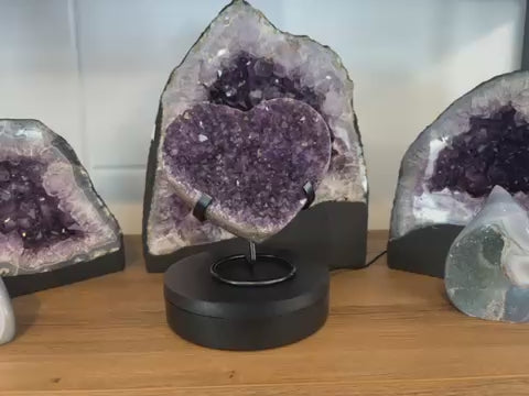 Amethyst heart