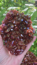 Load and play video in Gallery viewer, Thunder Bay Red Cap Hematite Amethyst Cluster – Large Canadian Mineral Specimen
