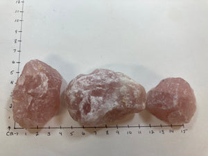 Rose Quartz mineral Set R-003