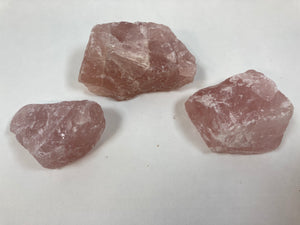 Rose Quartz mineral Set R-002